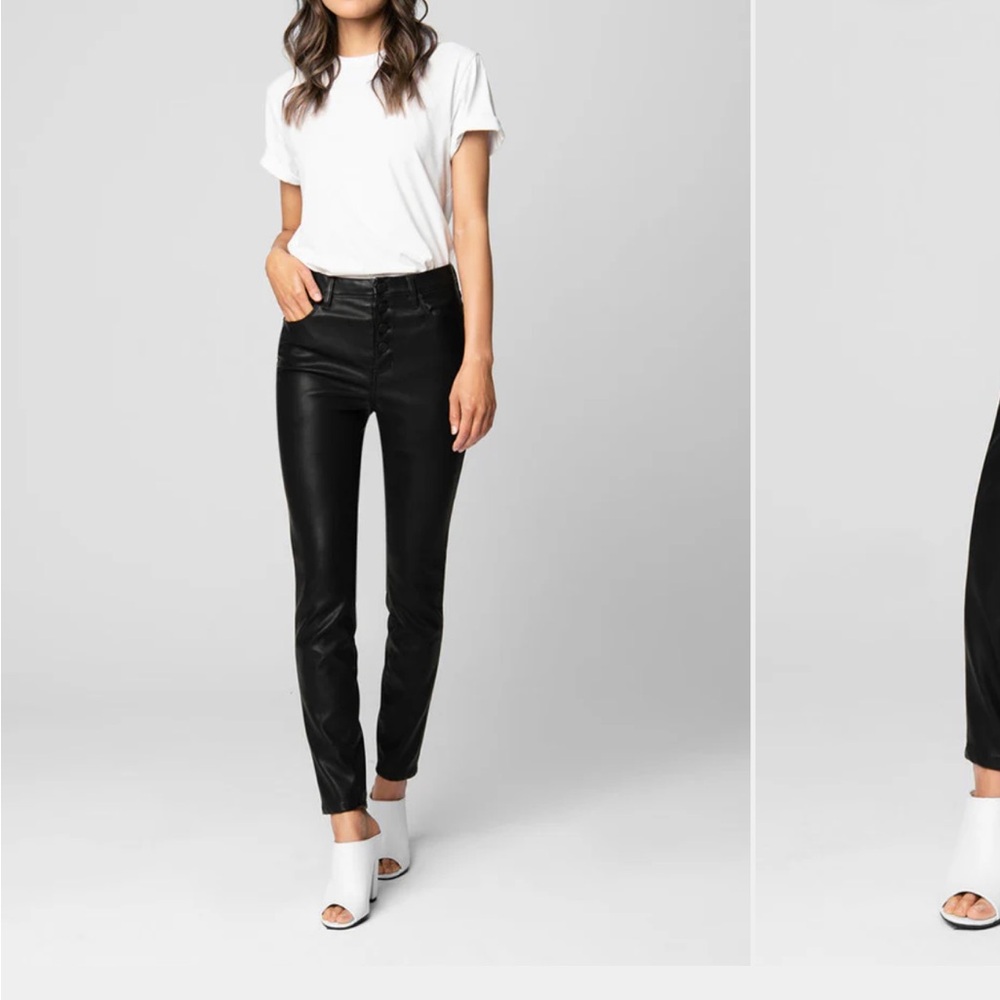 Blank NYC Black Vegan Leather Pants